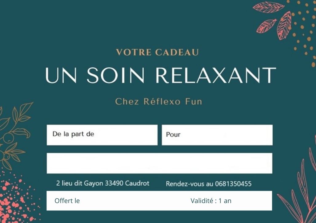 Imprimer le Bon Cadeau - Réflexo Fun